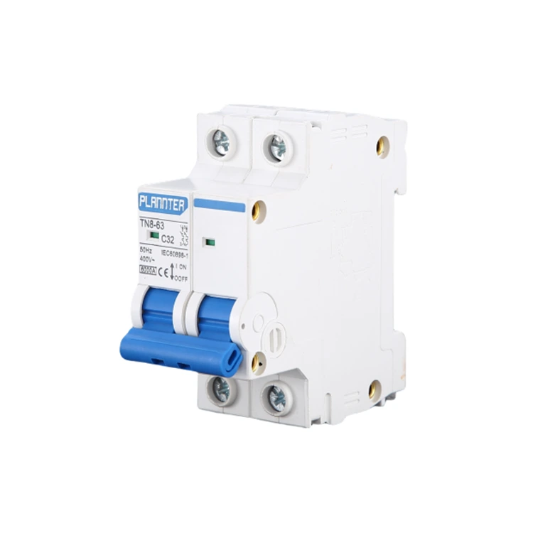 2-Pole Plastic Miniature Circuit Breaker (MCB)