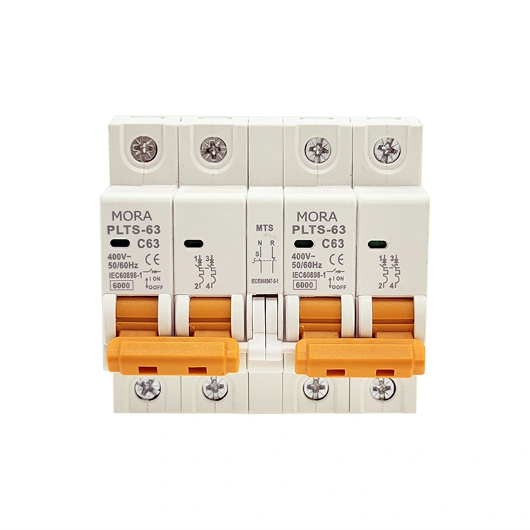 Suis Pemindahan Manual Interlock Dual Power MTS